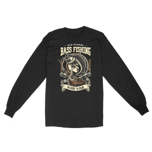 Long Sleeve - Old school bass fishing personalized fishing shirt A58 –  ChipteeAmz