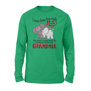 Love grandma, grandmother 's shirt, gift  for grandma NQS779 D03 - Standard Long Sleeve