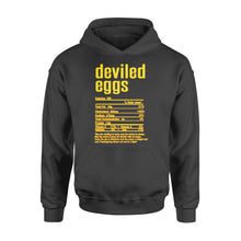 Load image into Gallery viewer, Deviled eggs nutritional facts happy thanksgiving funny shirts - Standard Hoodie