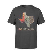 Load image into Gallery viewer, Texas slam live love fishing Texas map - Standard T-shirt