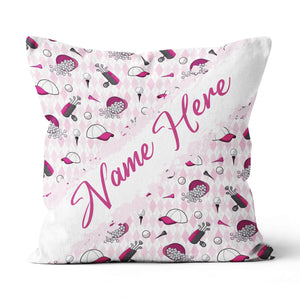 Canvas TCustomized Golf Pattern, Personalized Golf Decorative Pillowshrow Pillow