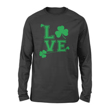 Load image into Gallery viewer, Green St Patrick&#39;s Shamrock Long sleeve - FSD1409D08
