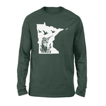 Load image into Gallery viewer, Duck hunting Minnesota Long sleeve FSD1165
