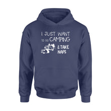 Load image into Gallery viewer, Camper T-shirt about Taking Naps - Funny Camping - I04D0525012116