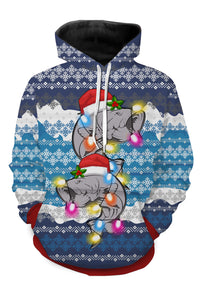 Bass fishing Christmas gift full printing shirt, long sleeves, hoodie, zip up hoodie