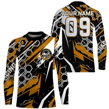 Load image into Gallery viewer, Custom extreme Motocross racing jersey adult&amp;kid UPF30+ biker Live To Ride off-road orange MX shirt PDT240