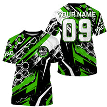 Load image into Gallery viewer, Custom extreme Motocross racing jersey adult&amp;kid UPF30+ biker Live To Ride off-road green MX shirt PDT239