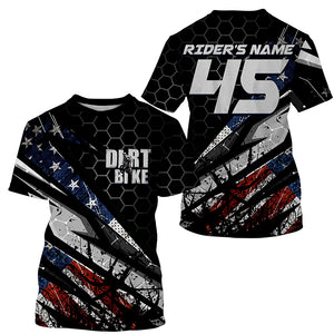 American Motocross jersey personalized kid&adult UPF30+ dirt bike riding shirt off-road motorcycle PDT270